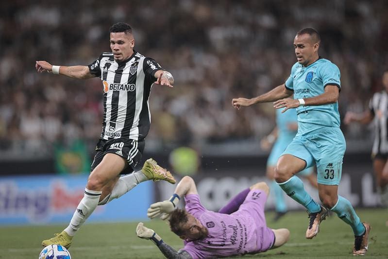 Na Libertadores 2023, o Atlético bateu o Carabobo, da Venezuela, por 3 x 1, no Mineirão