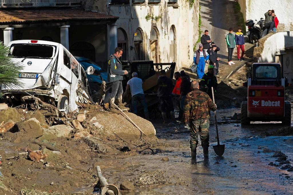 Chega a oito total de mortos por deslizamento de terra em ilha italiana