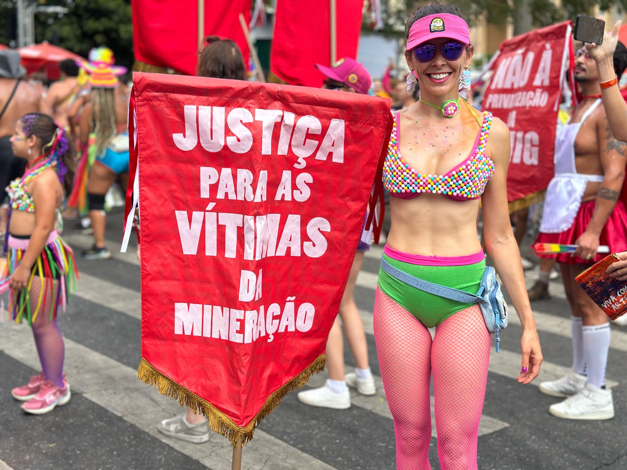 O Juventude Bronzeada leva para as ruas do bairro Floresta, na manhã desta terça-feira (4 de março), mensagens de cunho social