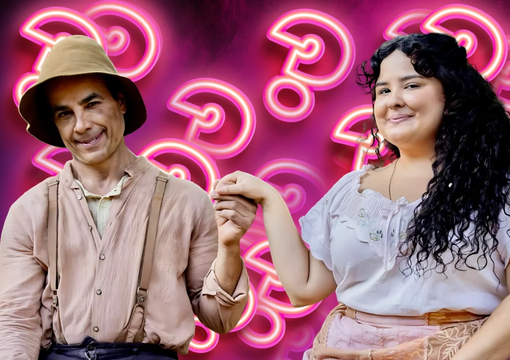 Zé dos Porcos e Maria Divina em Êta Mundo Melhor! - Divulgação/TV Globo 