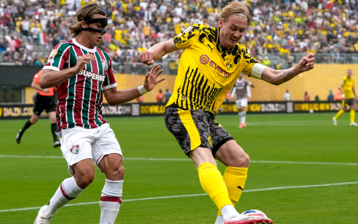 Imprensa internacional alegou superioridade do Fluminense (Foto: Reprodução/X/@BVB)