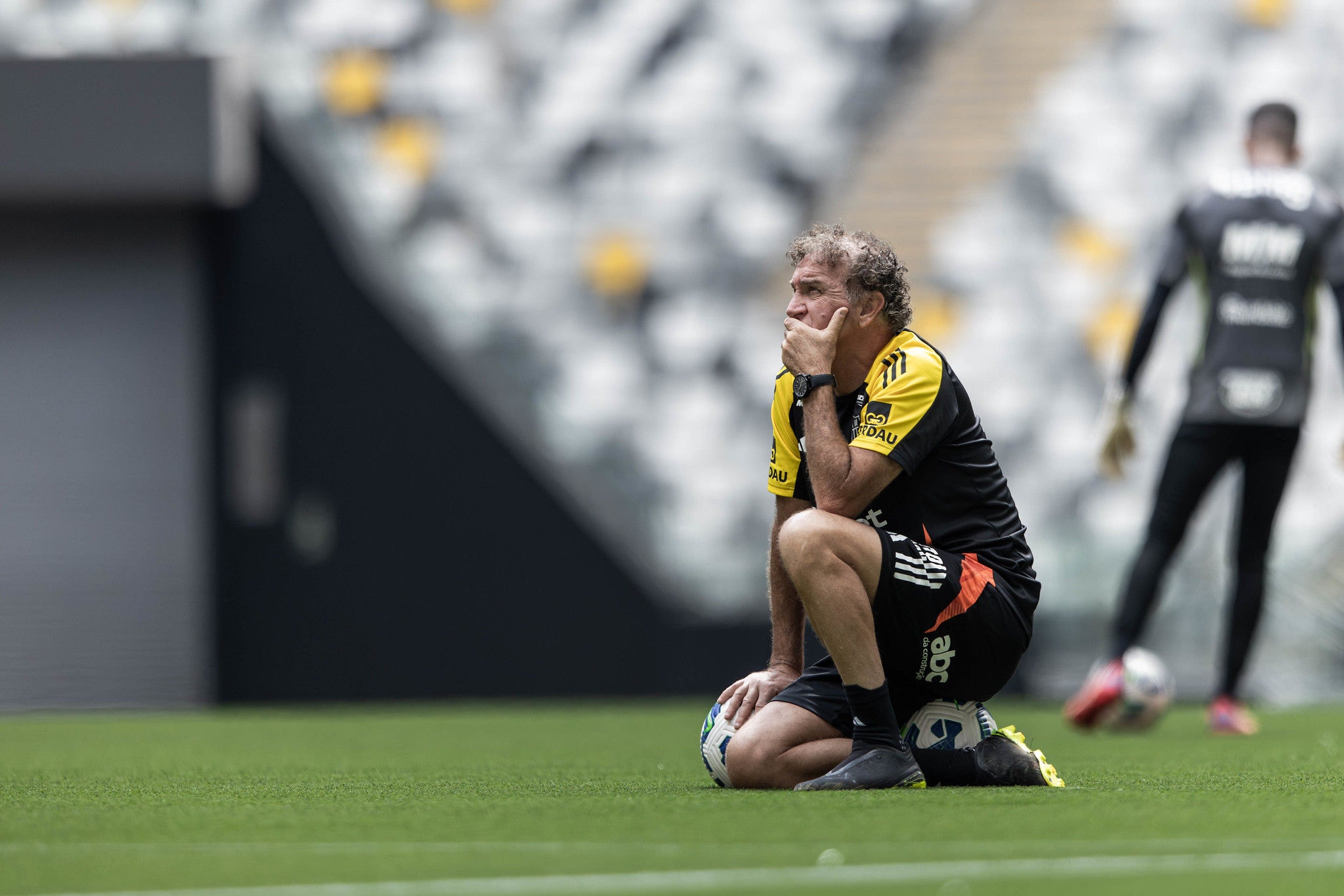 Atlético treinou pela terceira vez na Arena MRV