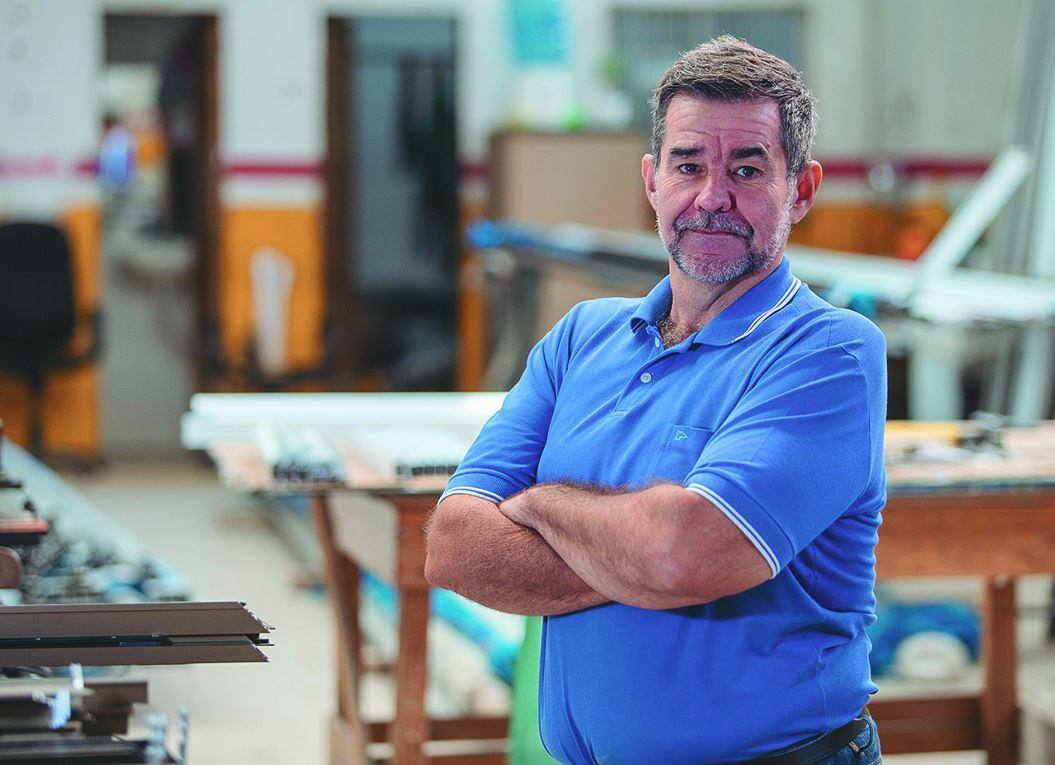 José Célio Dorneles, planeja fazer segundo curso, aos 53 anos, para fazer a própria empresa crescer
