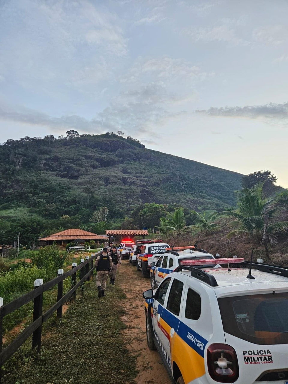 Operação foi deflagrada pela PM na zona rural de Abre Campo