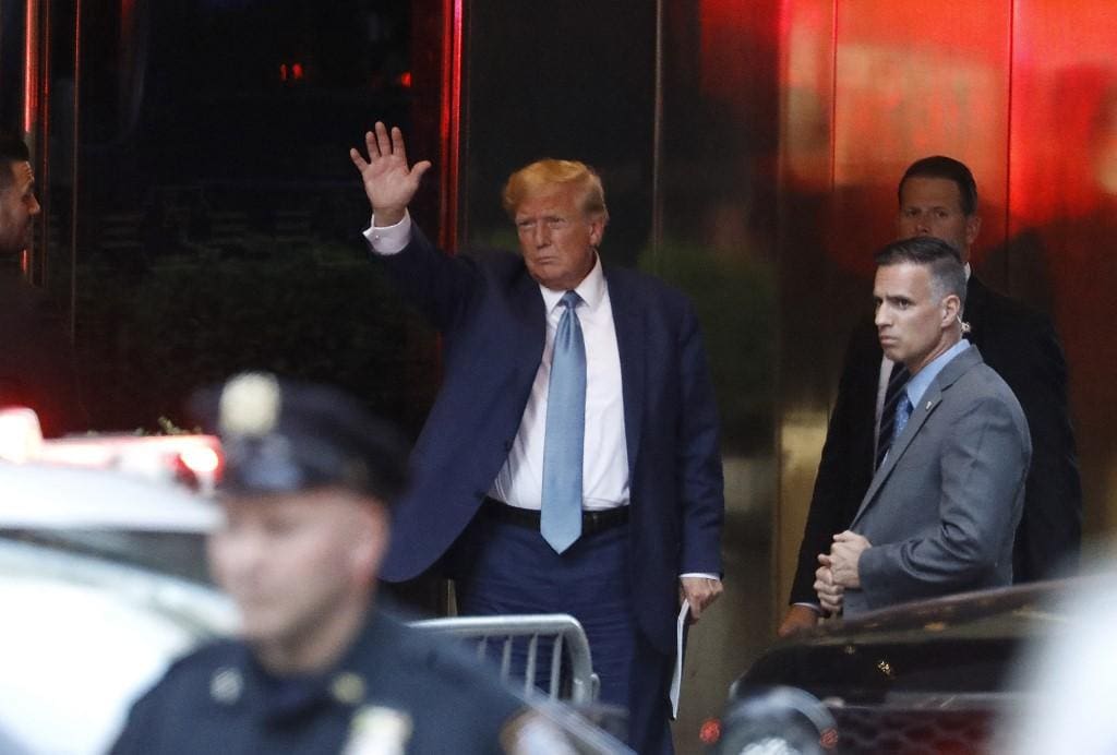 Trump em tribunal em NY
