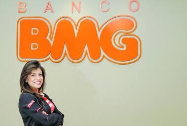 Afinco. A jornalista Amanda Araújo, superintendente comercial do BMG, trabalha com crédito consignado no banco desde 1999