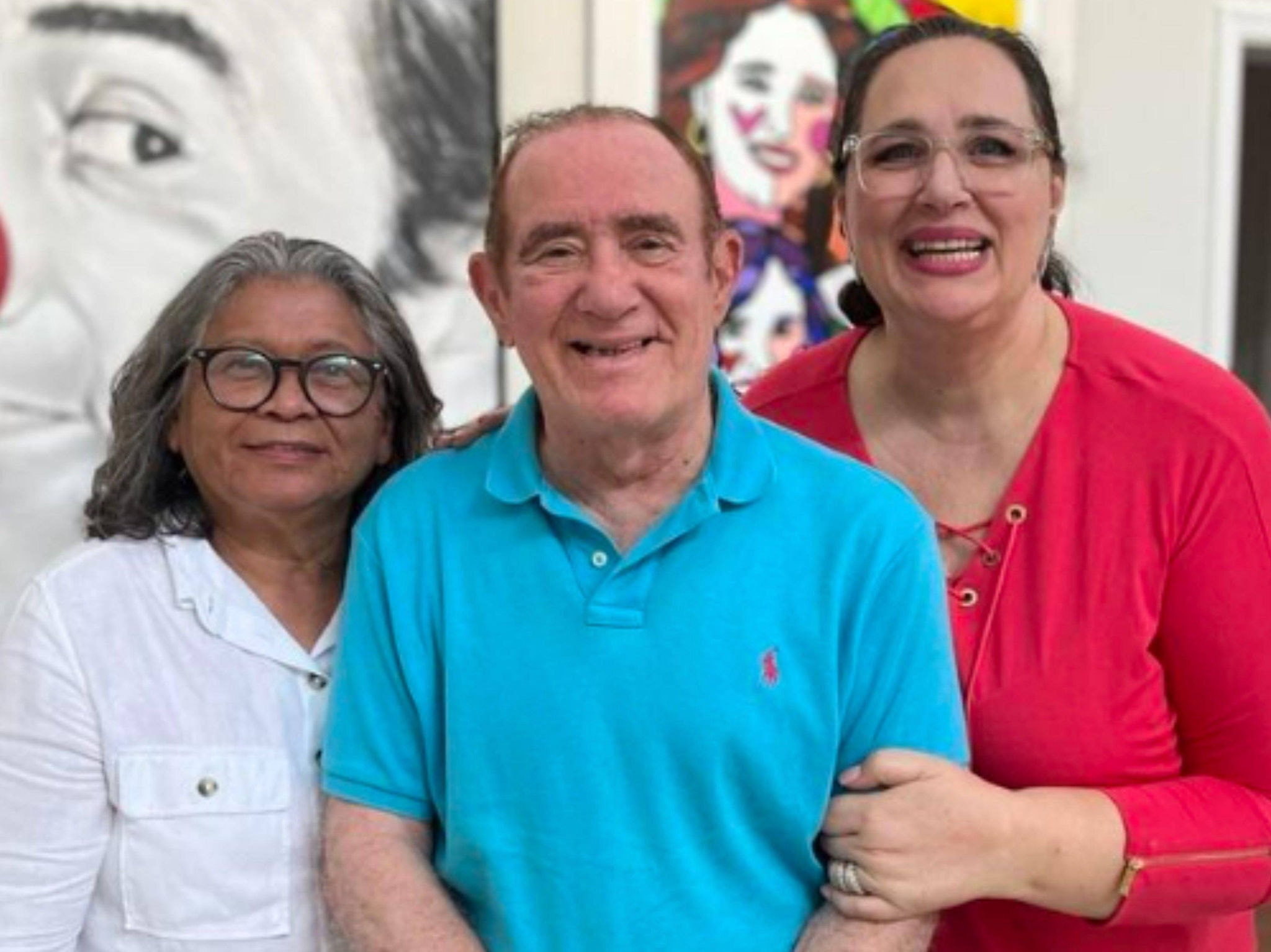 Marlene Mattos, Renato Aragão e Lilian Aragão