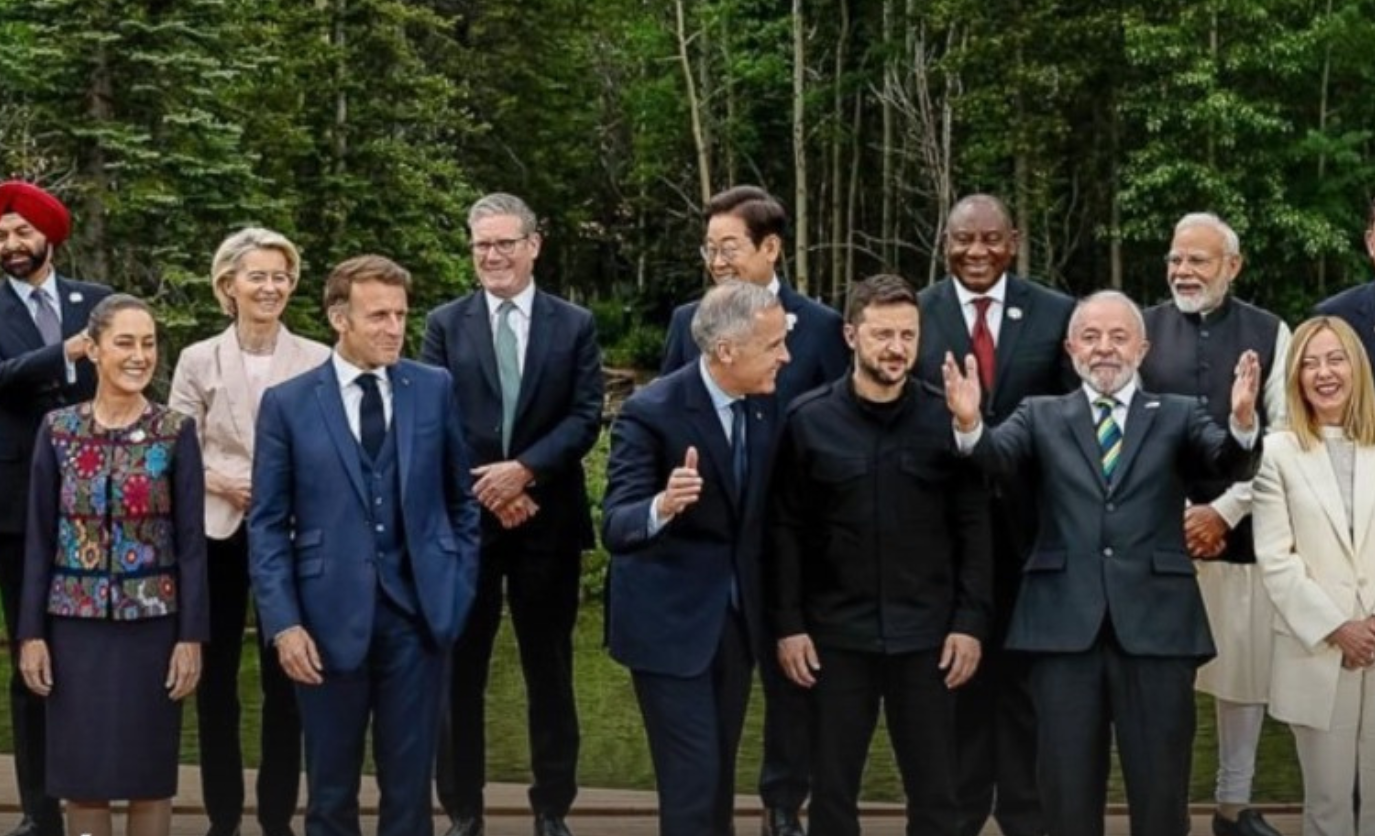 Emmanuel Macron, e o primeiro-ministro do Canadá, Mark Carney, pediram, de maneira cordial, para que Lula se voltasse para as câmeras