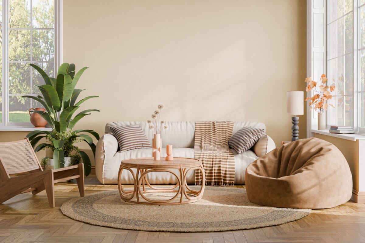 As plantas podem ser usadas para compor a decoração da casa