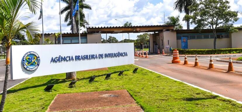 Fachada da Agência Brasileira de Inteligência, a Abin, em Brasília