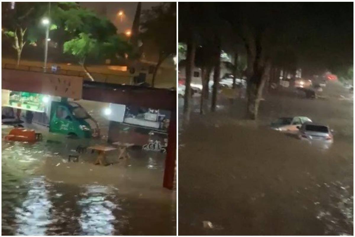 Espaços alagados na UFMG