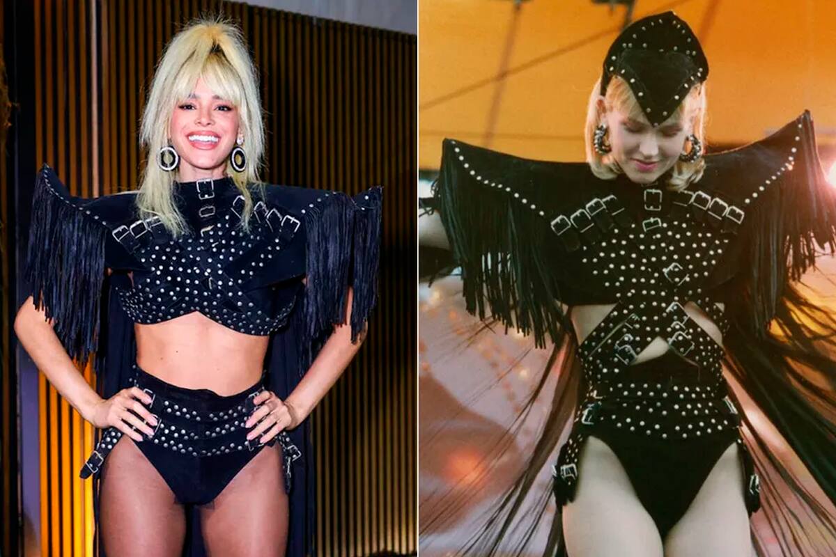Bruna Marquezine usa look original de Xuxa em Halloween de Anitta