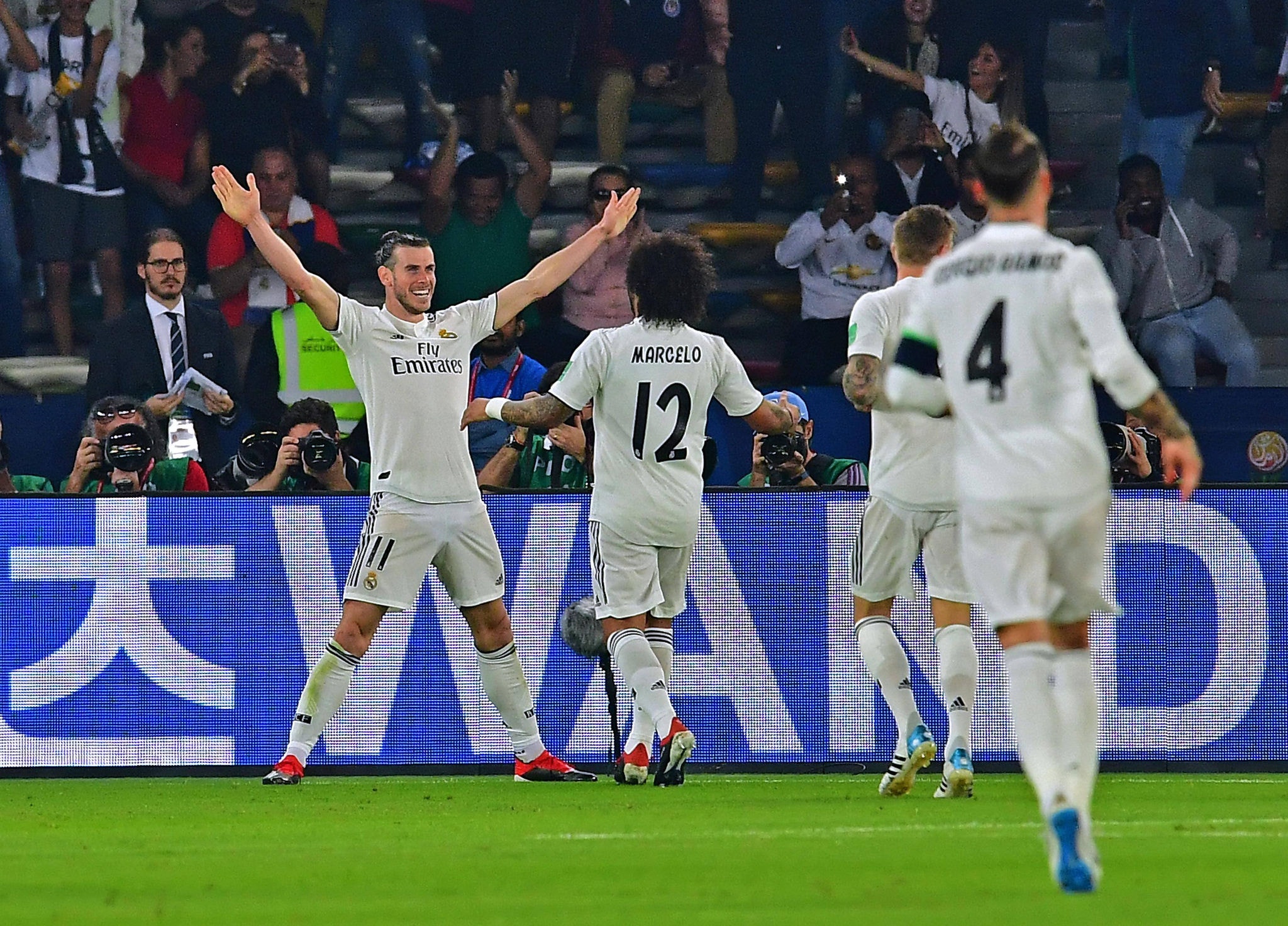 O galês Bale foi o autor dos três gols madridistas, que colocou o Real na final do Mundial de Clubes