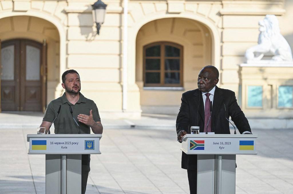 Zelensky se reúne com líderes africanos