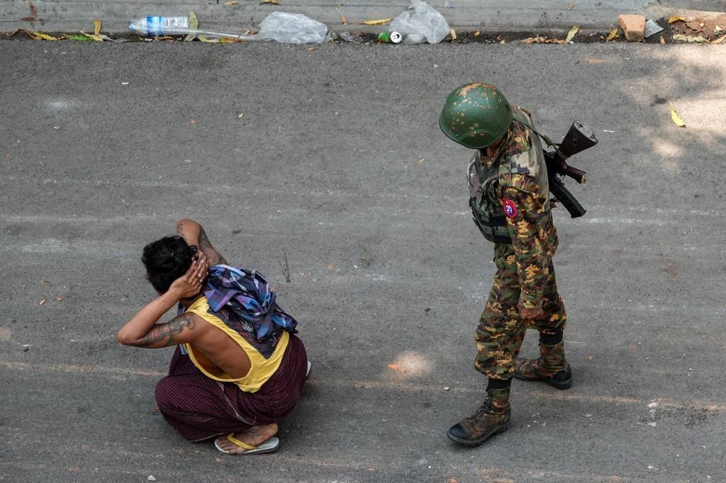 Violência marcou o dia em Mianmar