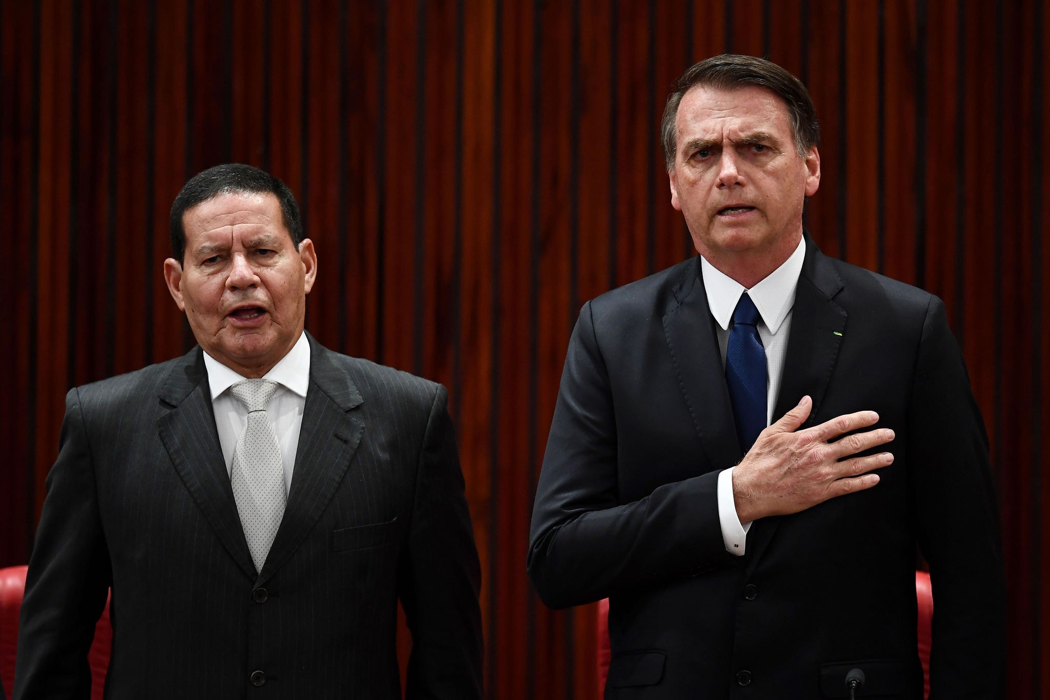 General Hamilton Mourão e Jair Bolsonaro