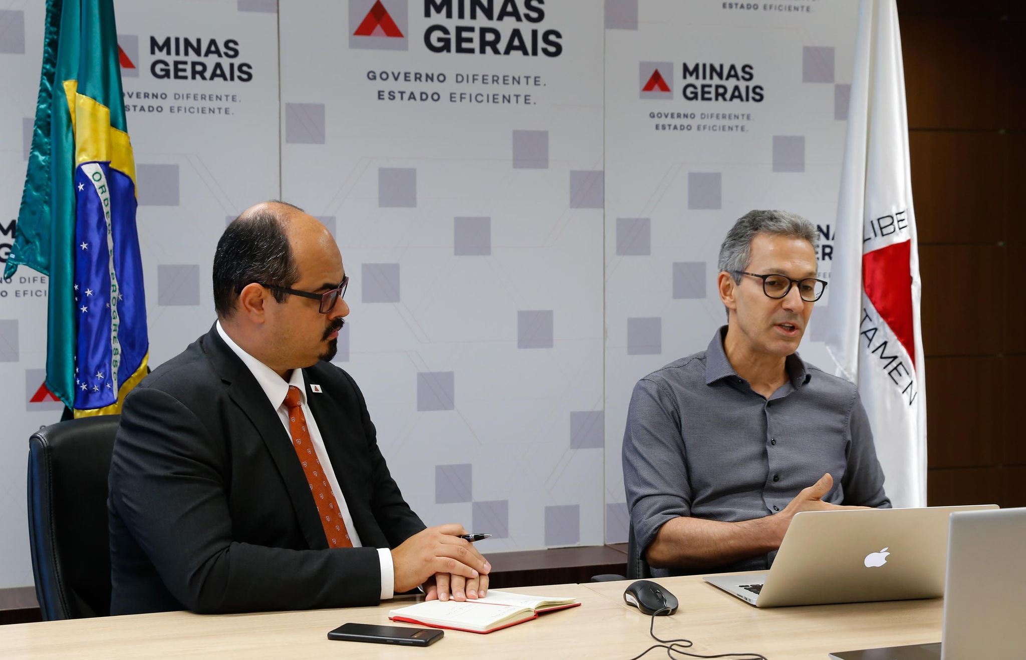 Mateus Simões e Romeu Zema