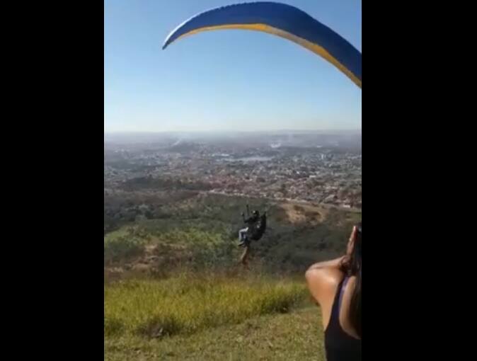 cachorro parapente