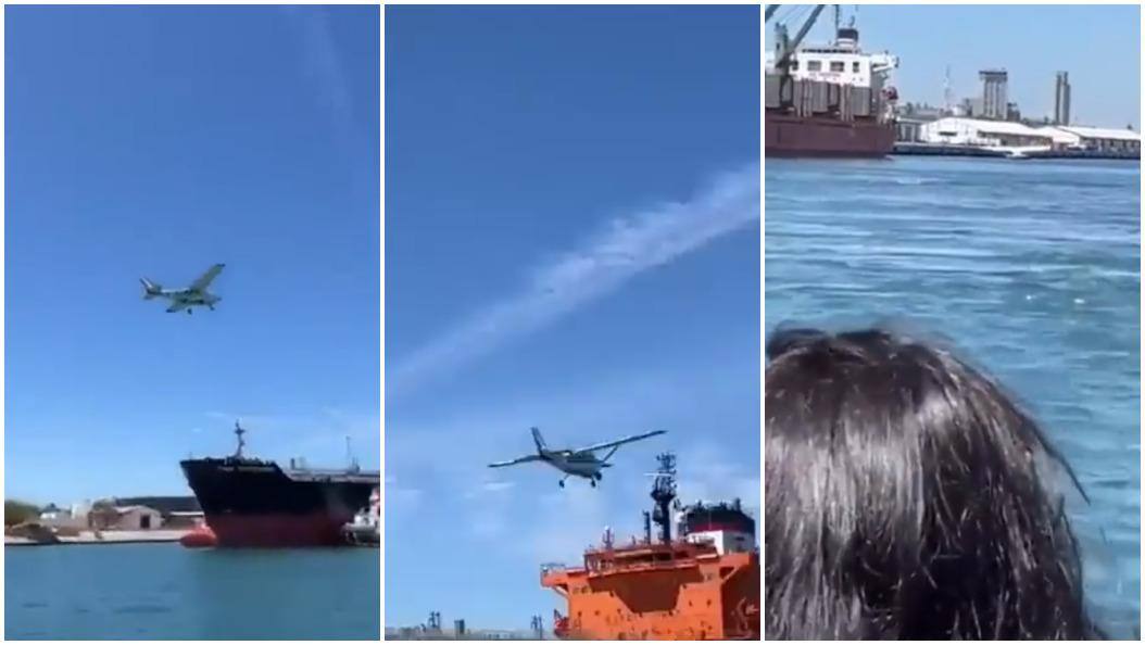 Avião caiu no mar do México