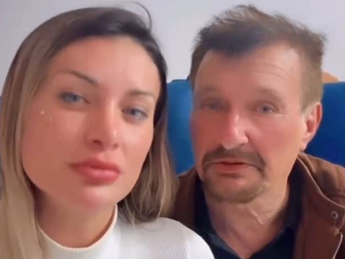 Andressa Urach e o pai
