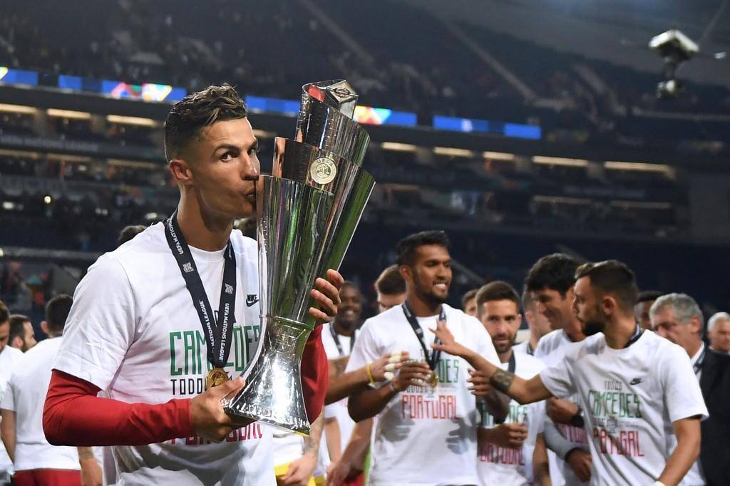 Cristiano Ronaldo comanda mais um título da seleção portuguesa de futebol