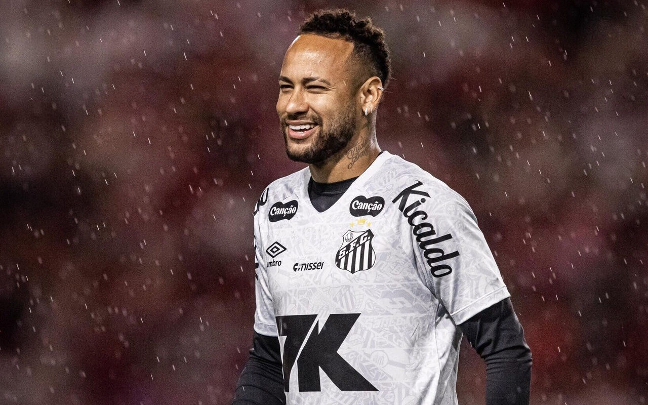 Neymar mais uma vez foi assunto nas redes sociais (Foto: Divulgação / X @SantosFC)