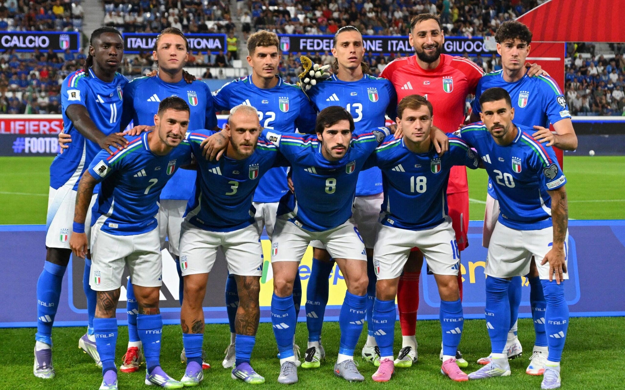 Jogos de hoje: Itália em ação pelas Eliminatórias Europeias para a Copa do Mundo de 2026 (Foto: Andreas Solaro/AFP)