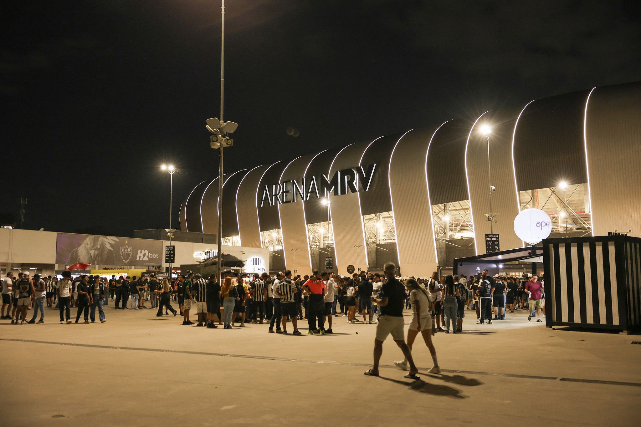 Esplanada da Arena MRV, casa do Atlético