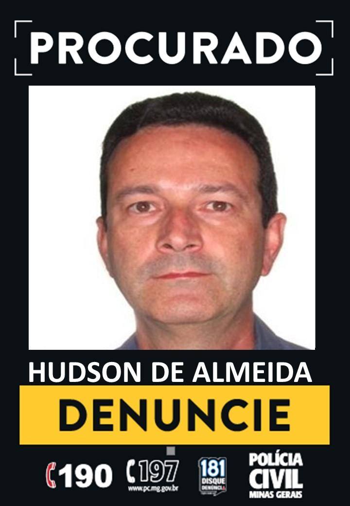 Hudson de Almeida é considerado foragido