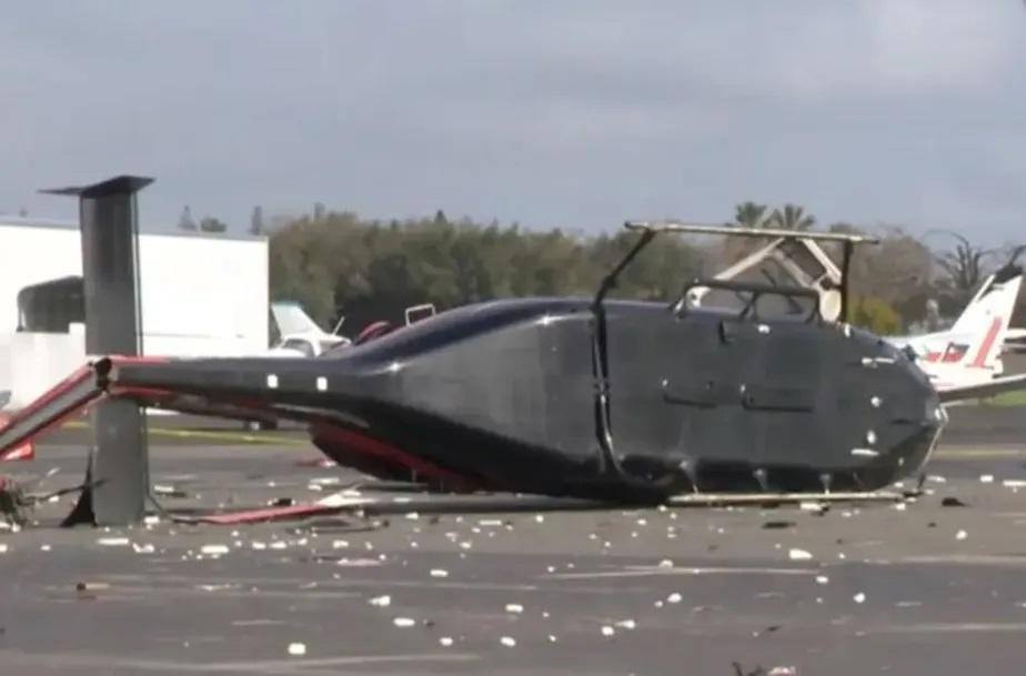 Helicóptero cai nos EUA