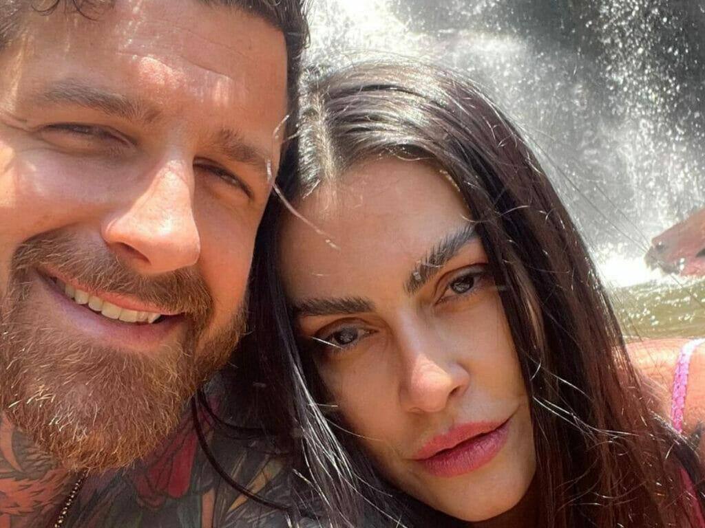 Leandro D'Lucca sofreu uma queda enquanto andava de skate com seu filho
