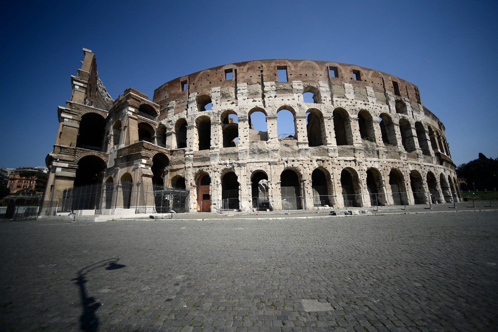 O Coliseu, um dos principais cartões-postais de Roma