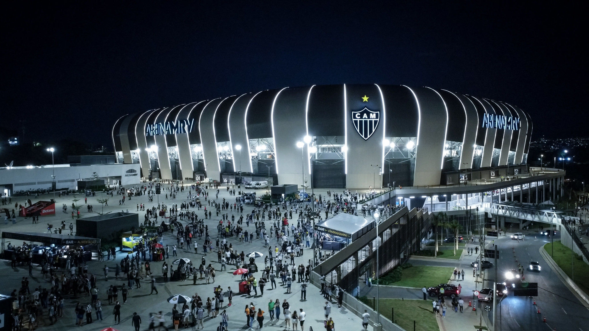 Arena MRV será palco do confronto entre Atlético e Palmeiras, equipes apontadas como candidatas ao título do Brasileirão