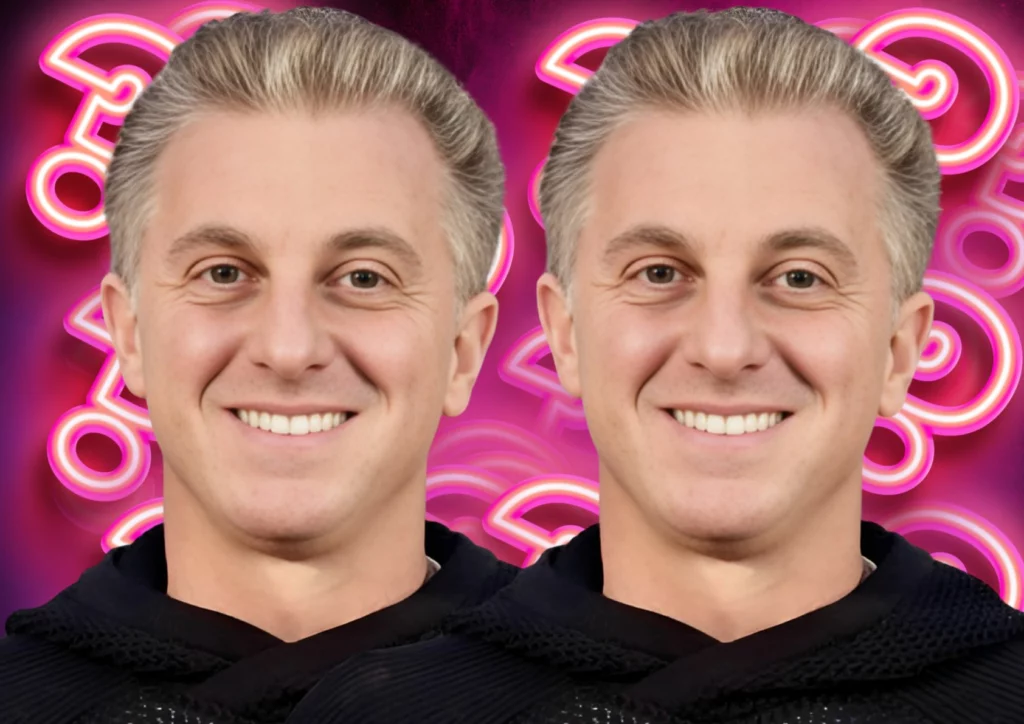 Luciano Huck nos bastidores da Globo - Divulgação/TV Globo 