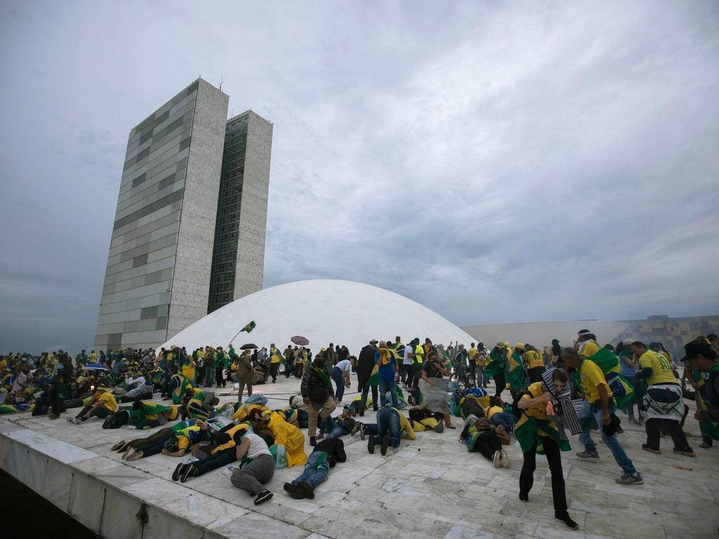 Atos de 8 de janeiro terminaram com a destruição das sedes dos Três Poderes, em Brasília (DF)