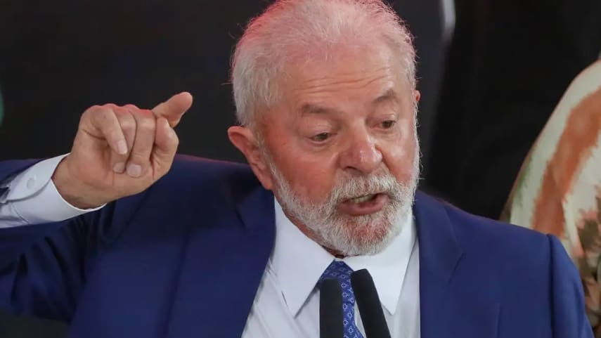 Na imagem, o presidente da República, Luiz Inácio Lula da Silva (PT)