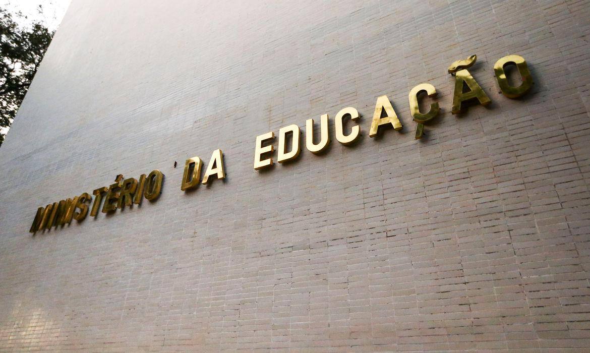 Na imagem, a fachada do Ministério da Educação, em Brasília