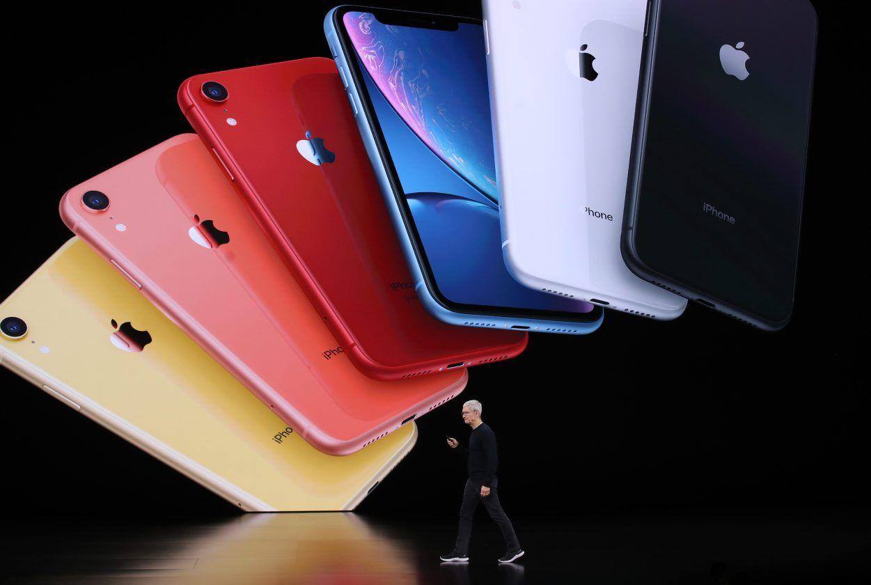CUPERTINO, CALIFORNIA - SEPTEMBER 10: Apple CEO Tim Cook announces the new iPhone 11 as he delivers the keynote address during a special event on September 10, 2019 in the Steve Jobs Theater on Apple's Cupertino, California campus. Apple unveiled new products during the event.   Justin Sullivan/Getty Images/AFP