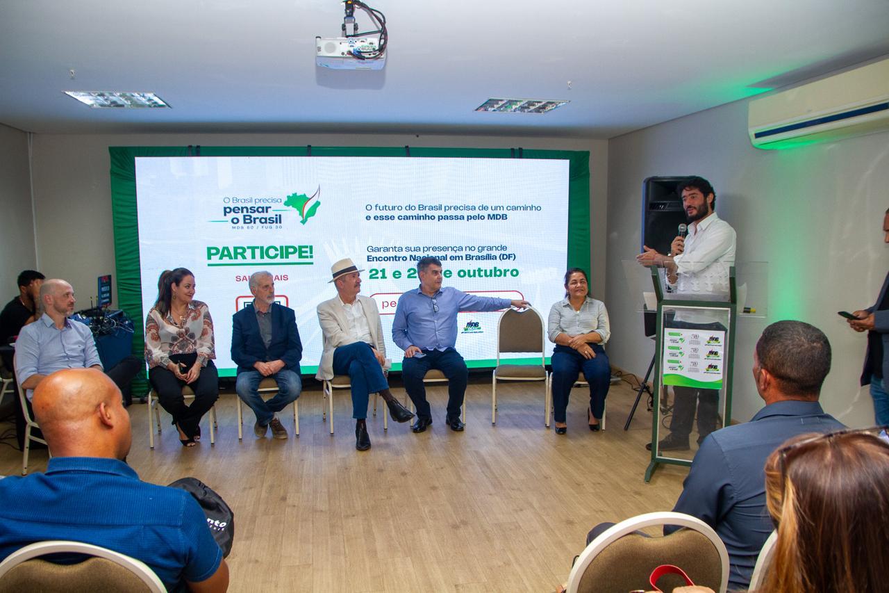 Encontro do MDB em Montes Claros marca início do planejamento eleitoral do partido para 2026