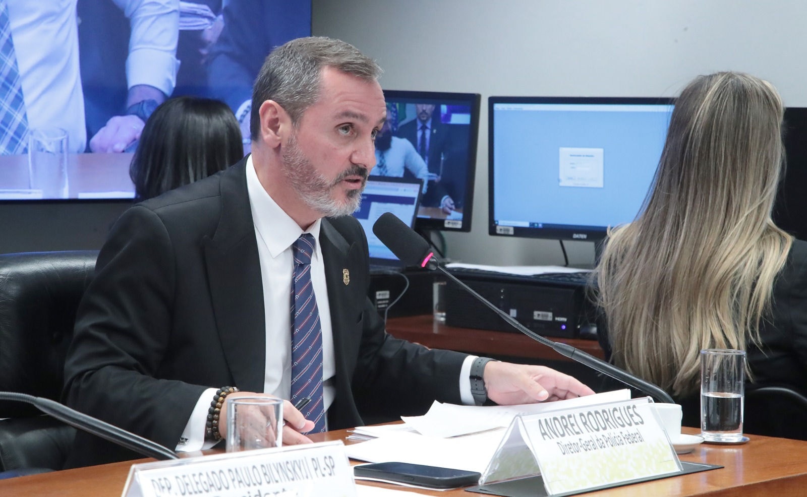 Diretor-geral da PF, Andrei Rodrigues, foi à Comissão de Segurança Pública da Câmara dos Deputados nesta quarta-feira (8)