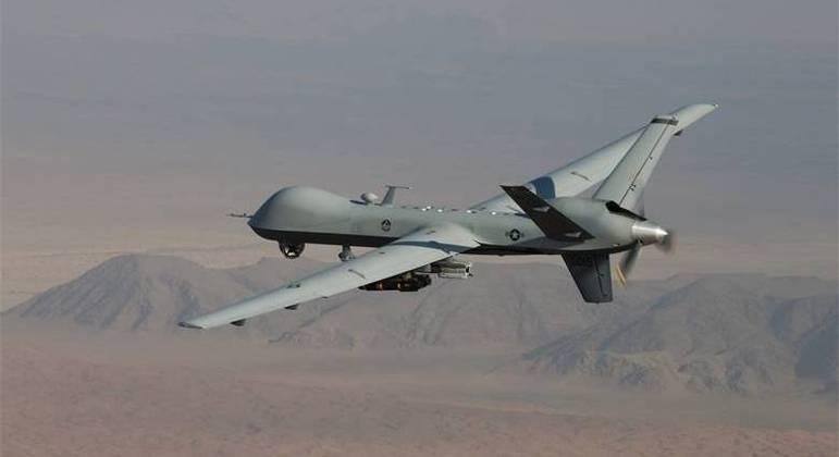 Ataque foi promovido por meio do drone não tripulado MQ-9