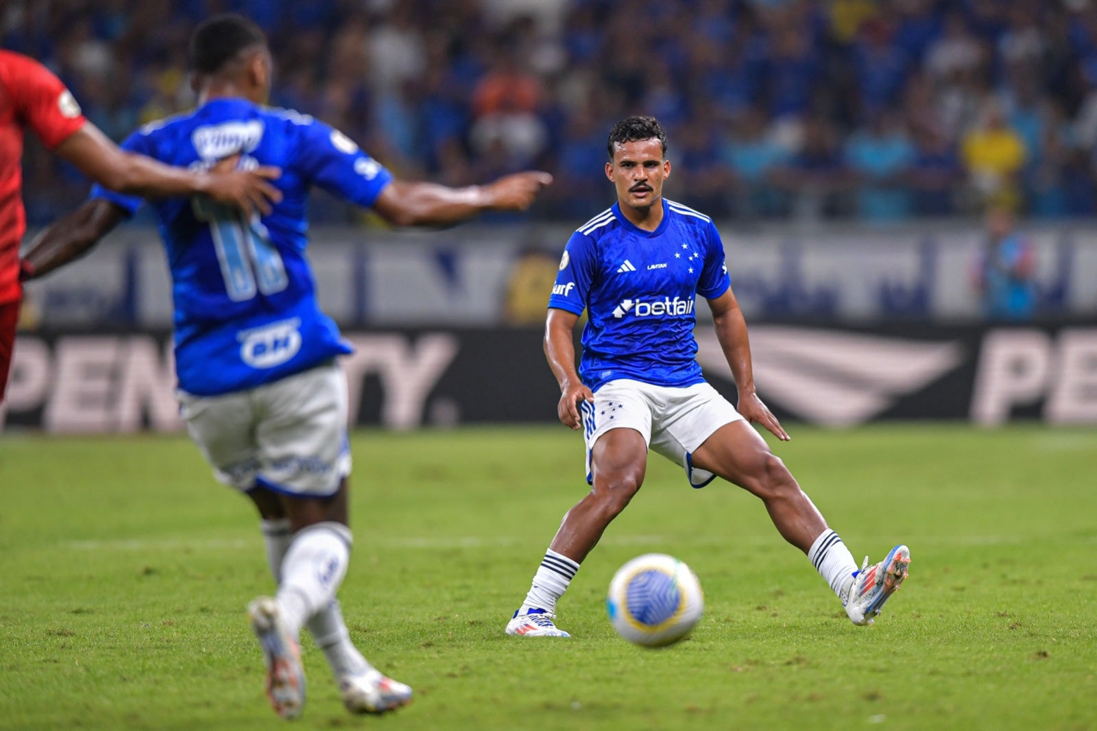 Kaiki durante partida contra o Furacão