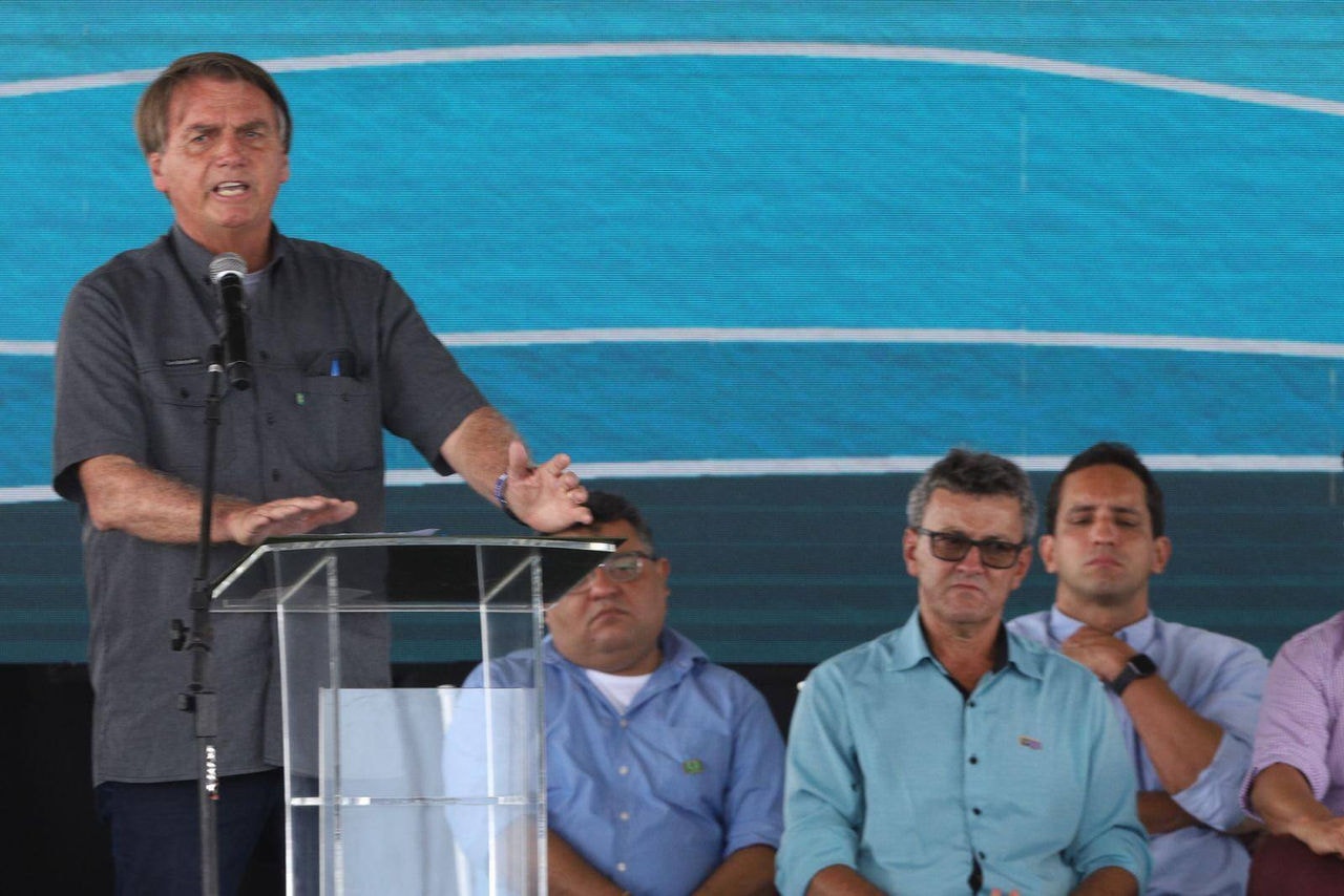 Bolsonaro discursou em São Roque de Minas