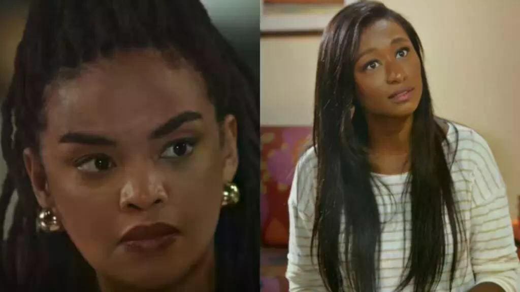 Chantal fala demais sem perceber a presença de Paulinha: “Me explica essa história!”