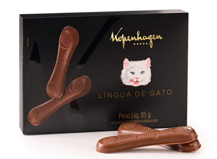 Língua de gato é um dos produtos mais conhecidos da Kopenhagen
