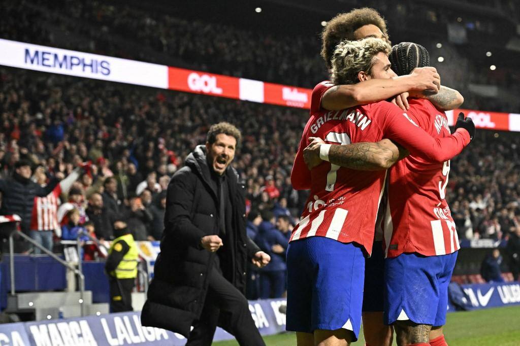 Atlético de Madrid venceu o Rayo Vallecano