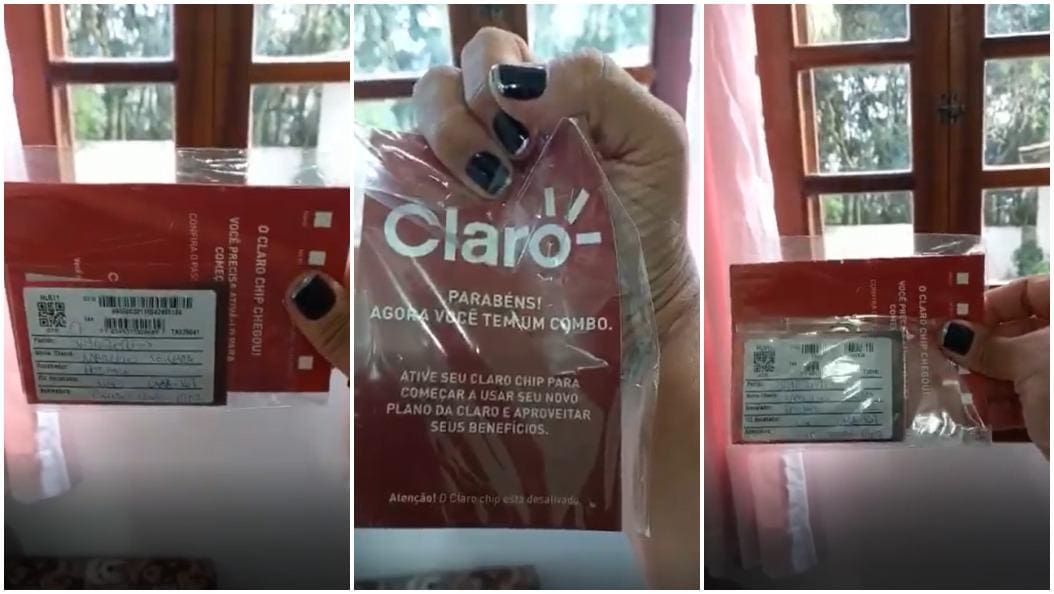 Vídeo no WhatsApp mostra suposto golpe do chip