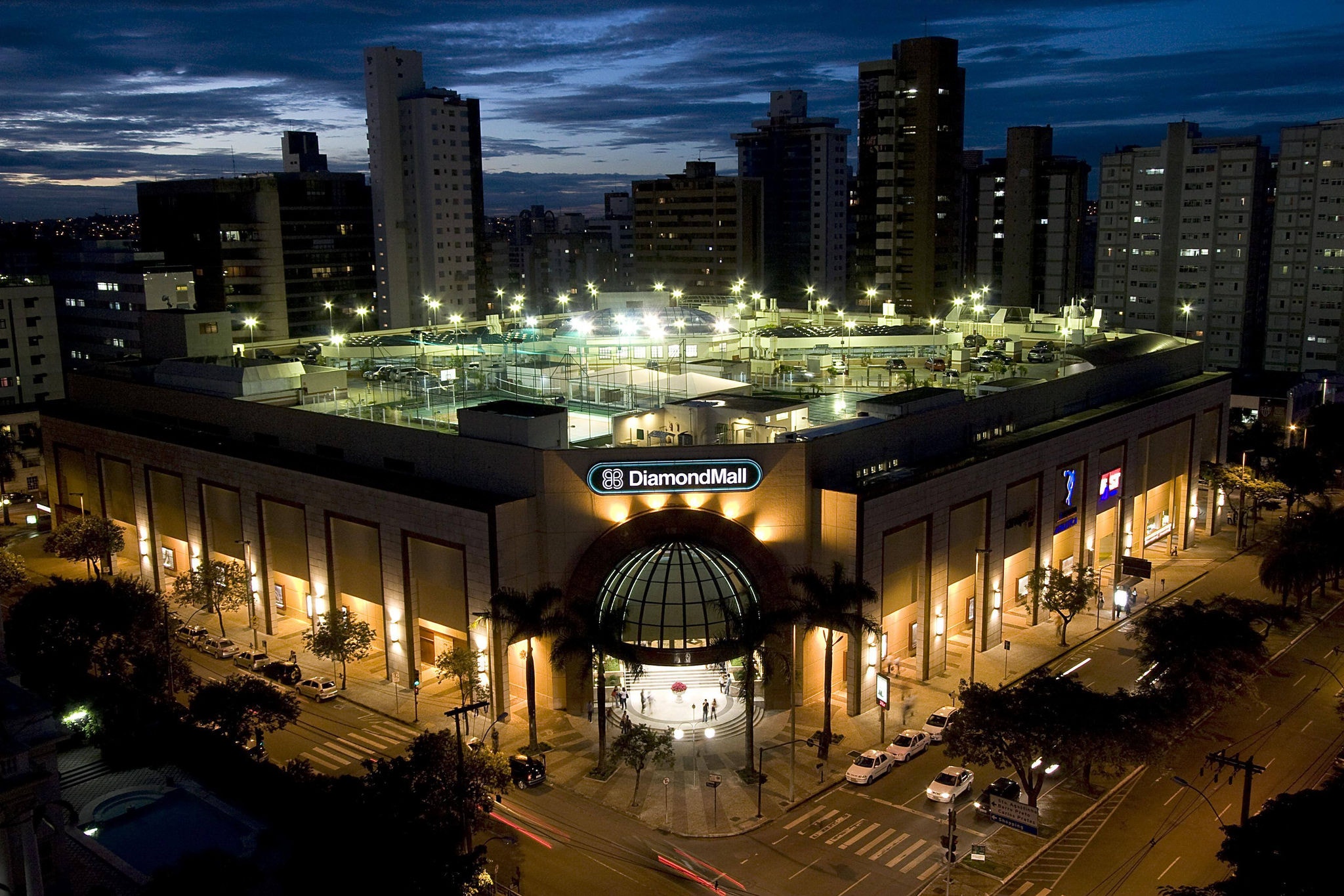 DiamondMall fica na região Centro-Sul de BH, ao lado da famosa sede administrativa do Galo, no bairro de Lourdes
