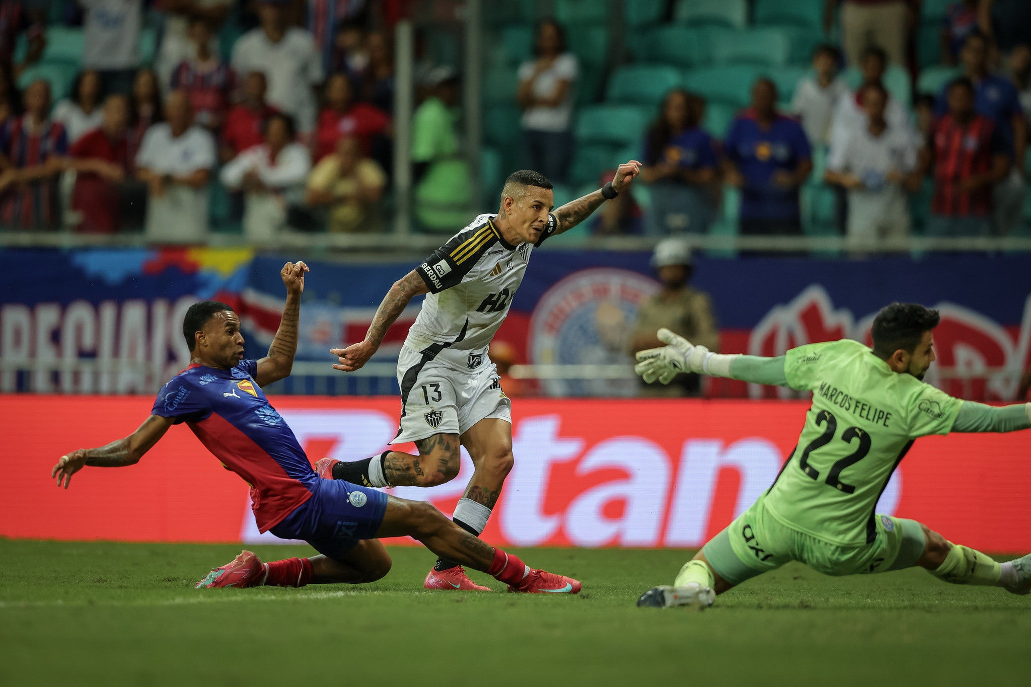Atlético e Bahia se enfrentam pela 13ª rodada do Brasileirão 2025