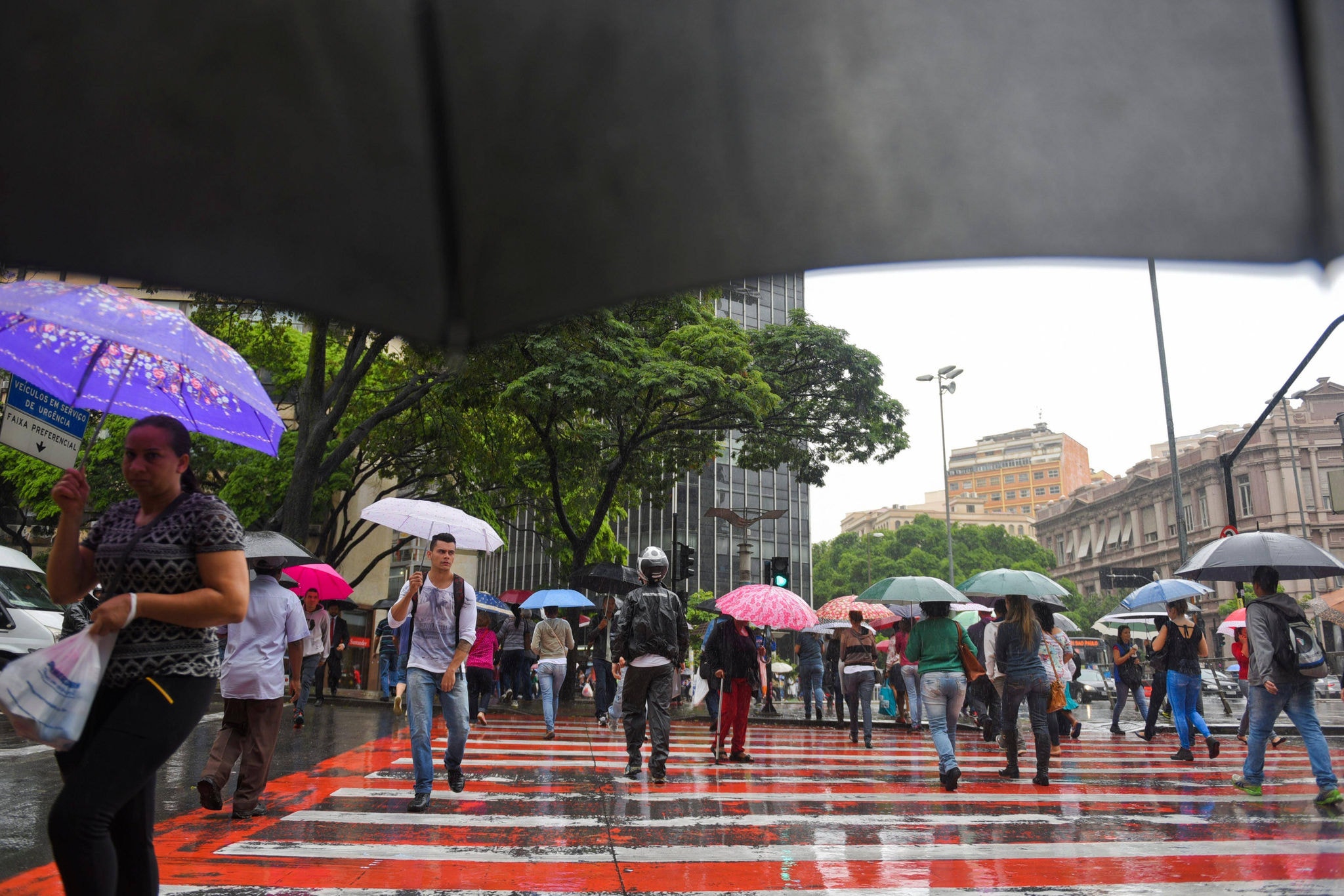 Deixe sempre um guarda-chuva na bolsa